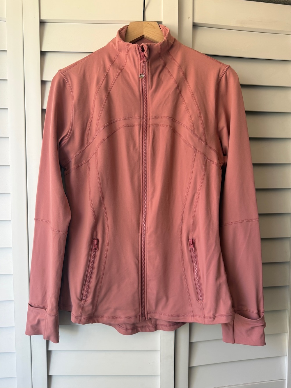 Queenie Ke Women's Rose Pink Zip-Front Active Jacket